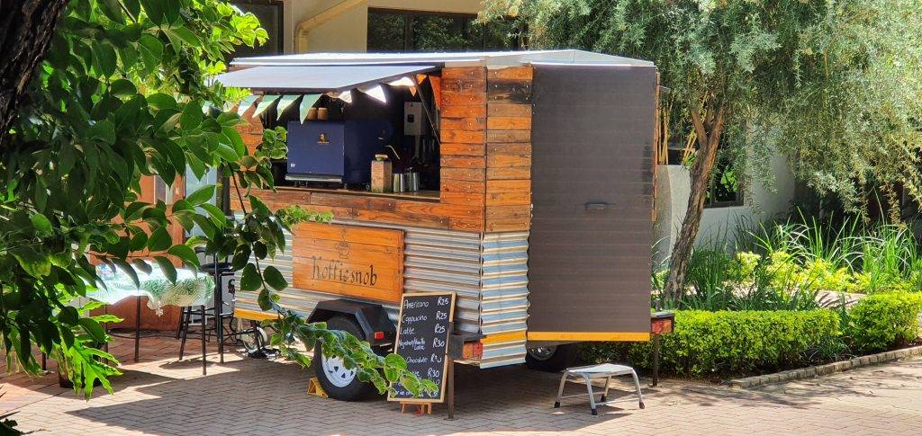 mobile coffee cart